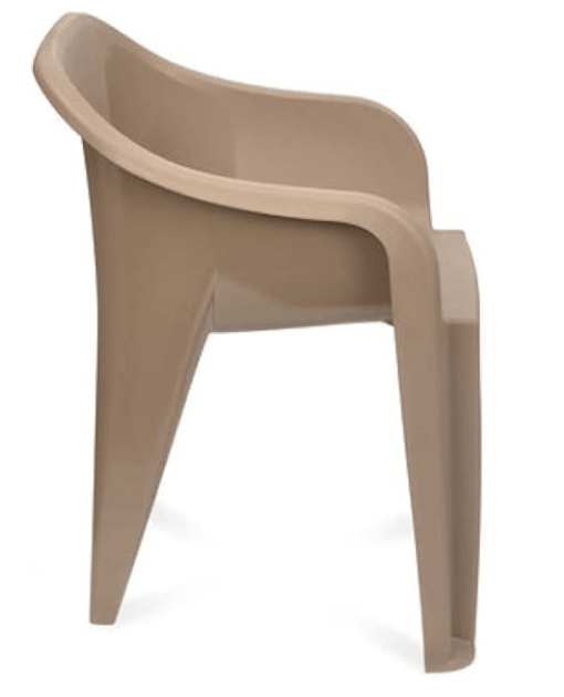 Nilkamal EEEZYGO Plastic Mid Back with Arm Chair | Chairs for Home| Dining Room| Bedroom| Kitchen| Living Room| Office - Outdoor - Garden | Dust Free |100% Polypropylene Stackable Chairs | Set of 2 - Image 3